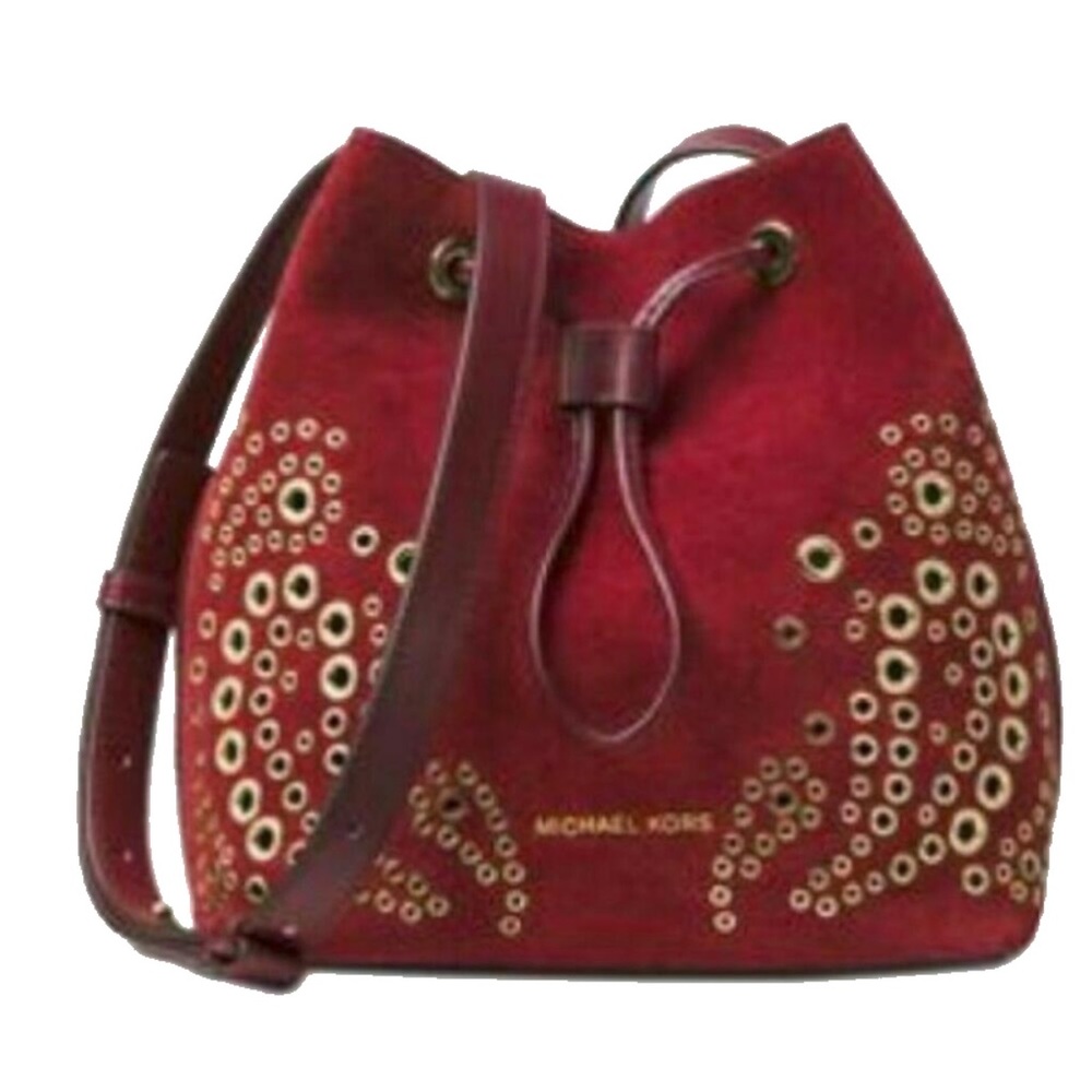 New Michael kors RED bucket bag